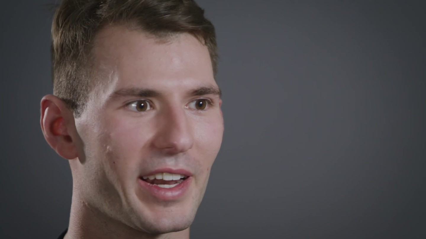 Cole Burton speaks about his traumatic brain injury following a car accident, and his road to recovery through Shepherd Center's individualized therapy program.