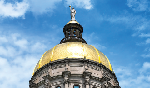 Gold dome capital building