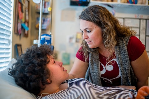 DOC patient Jordyn Engelberg and her mother, Ruth Batchelor